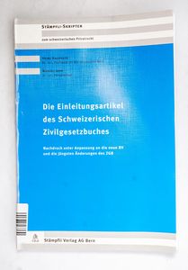 Die Einleitungsartikel des Schweizeris...