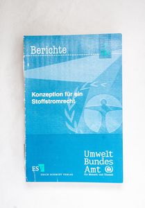 Konzeption für ein Stoffstromrecht - B... Konzeption für ein Stoffstromrecht - B...