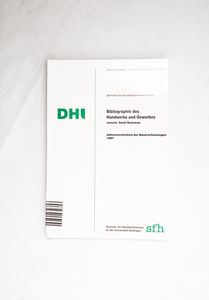 Bibliographie des Handwerks und Gewerb... Bibliographie des Handwerks und Gewerb...