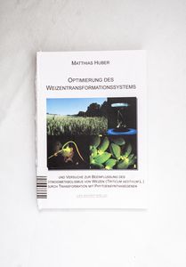 Optimierung des Weizentransformationss... Optimierung des Weizentransformationss...