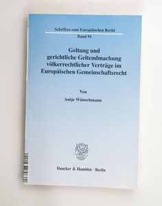 Geltung und gerichtliche Geltendmachun... Geltung und gerichtliche Geltendmachun...