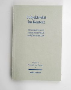Subjektivität im Kontext - Dietrich Ko... Subjektivität im Kontext - Dietrich Ko...