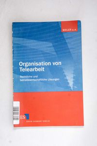 Organisation von Telearbeit von Frank ... Organisation von Telearbeit von Frank ...