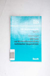 Methodik zur Merkmalbeschreibung techn... Methodik zur Merkmalbeschreibung techn...
