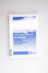 Besteuerung von Unternehmen im Wandel:...