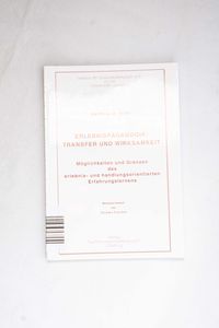Erlebnispädagogik: Transfer und Wirksa... Erlebnispädagogik: Transfer und Wirksa...