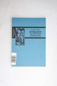 Novalis Poesie des Nihilismus Ästhetik... Novalis Poesie des Nihilismus Ästhetik...