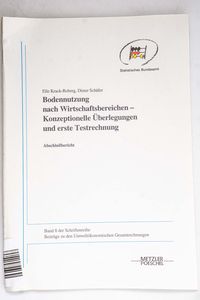 Bodennutzung nach Wirtschaftsbereichen...