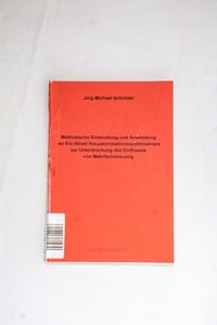 Methodische Entwicklung und Anwendung ... Methodische Entwicklung und Anwendung ...