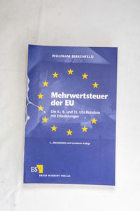 Mehrwertsteuer der EU - Wolfram Birken... Mehrwertsteuer der EU - Wolfram Birken...