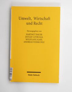 Umwelt, Wirtschaft und Recht : Wissens... Umwelt, Wirtschaft und Recht : Wissens...