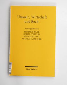 Umwelt, Wirtschaft und Recht : Wissens...