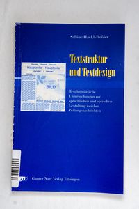 Textstruktur und Textdesign: Textlingu... Textstruktur und Textdesign: Textlingu...