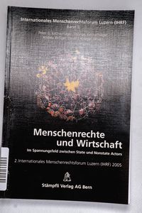 Menschenrechte und Wirtschaft. im Span...