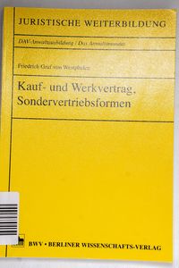 Kauf- und Werkvertrag, Sondervertriebs...