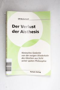 Der Verlust der Aisthesis Der Verlust der Aisthesis