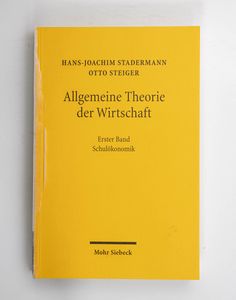 Schulökonomik / von Hans-Joachim Stade... Schulökonomik / von Hans-Joachim Stade...
