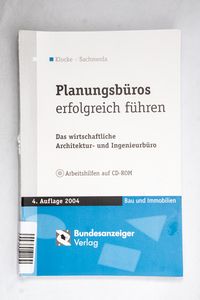 Planungsbüros erfolgreich führen. Das ... Planungsbüros erfolgreich führen. Das ...