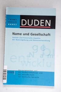 Duden Thema Deutsch, Bd.2, Name und Ge...