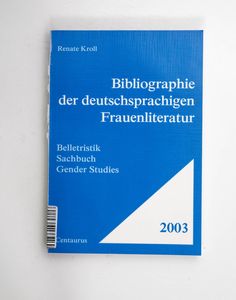 Bibliographie der deutschsprachigen Fr...