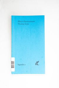 Thomas lesen (legenda; 2). - Zimmerman... Thomas lesen (legenda; 2). - Zimmerman...