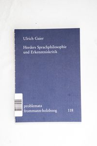 Herders Sprachphilosophie und Erkenntn... Herders Sprachphilosophie und Erkenntn...
