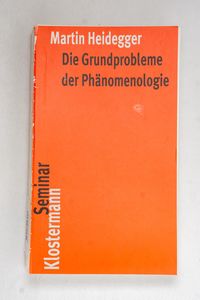 Die Grundprobleme der Phänomenologie Die Grundprobleme der Phänomenologie