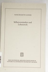 Selbstverständnis und Lebenswelt - Han... Selbstverständnis und Lebenswelt - Han...