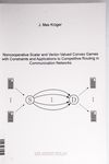 Noncooperative Scalar and Vector-Valued Convex Gam