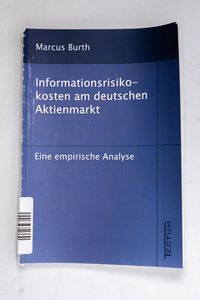 Informationsrisikokosten am deutschen ... Informationsrisikokosten am deutschen ...
