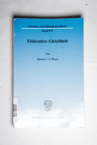 Föderative Gleichheit. - Marcus C. F. ...