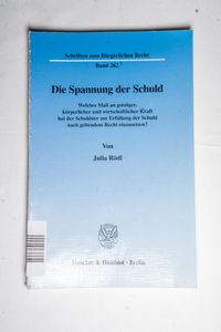 Die Spannung der Schuld Die Spannung der Schuld