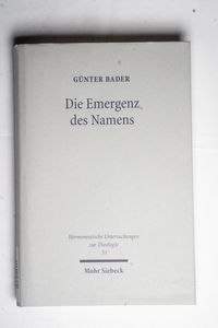 Die Emergenz des Namens Die Emergenz des Namens
