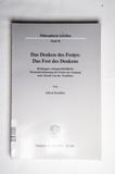 Das Denken des Festes: Das Fest des De...
