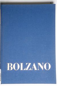 Bernard Bolzano Gesamtausgabe / Reihe ... Bernard Bolzano Gesamtausgabe / Reihe ...