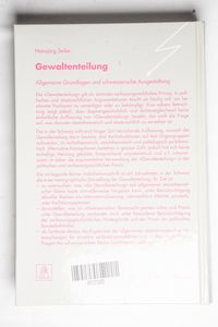 Gewaltenteilung: Allgemeine Grundlagen...