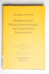 Wettbewerb der Privatrechtsordnungen i...