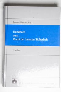 Handbuch zum Recht der inneren Sicherh... Handbuch zum Recht der inneren Sicherh...