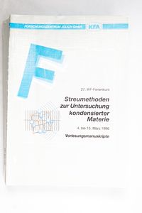 Vorlesungsmanuskripte des 27. IFF-Feri...