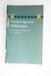 Finnisch-Ugrische Mitteilungen Band 28/29