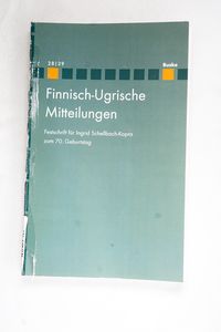 Finnisch-Ugrische Mitteilungen Band 28...