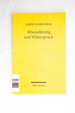 Abwanderung und Widerspruch - Albert O...