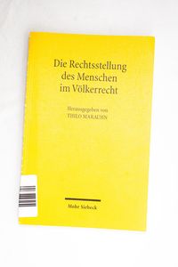 Gebr. - Die Rechtsstellung des Mensche...