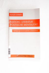 Garber: Nation/Literatur - Klaus Garbe... Garber: Nation/Literatur - Klaus Garbe...