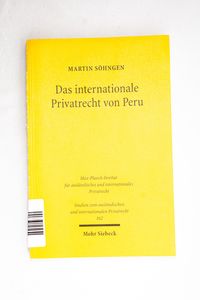 Das internationale Privatrecht von Per... Das internationale Privatrecht von Per...