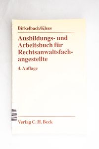 Ausbildungs- und Arbeitsbuch für Recht...