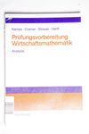 Prüfungsvorbereitung Wirtschaftsmathematik Analys