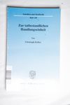 Zur tatbestandlichen Handlungseinheit. - Christoph