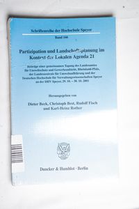 Partizipation und Landschaftsplanung i... Partizipation und Landschaftsplanung i...