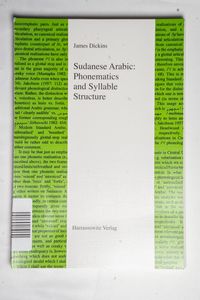 Sudanese Arabic: Phonematics and Sylla...